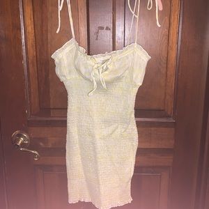 Yellow and white Princess Polly Dress